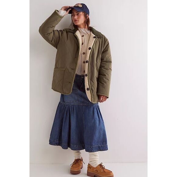 We The Free by Free People Arnelle Teddy Reversible Jacket - Picture 2 of 10